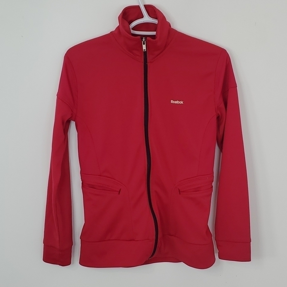 Reebok play dry small red jacket